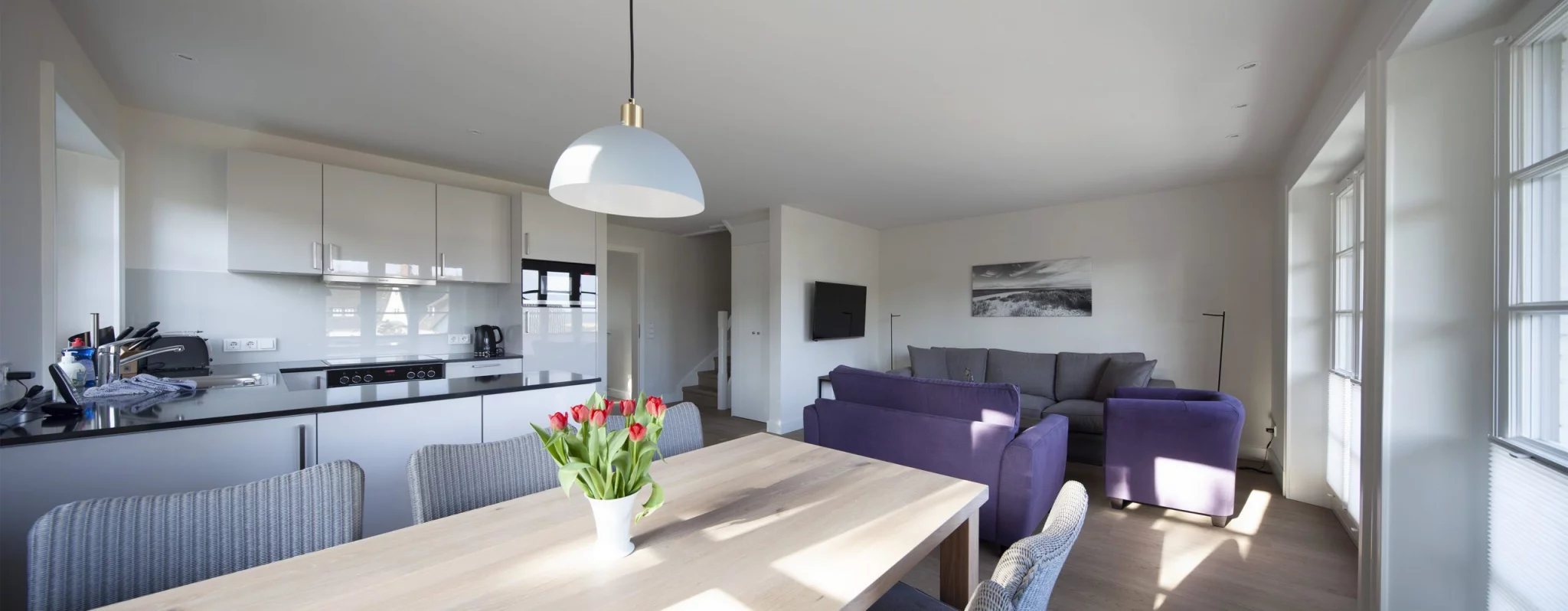 Appartement 6 - Wohn-Essraum Blick von anderer Seite